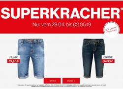 Camp David: Herren oder Damen Jeans-Shorts 50% reduziert