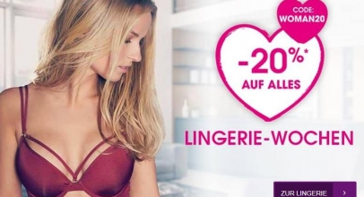 LASCANA: Lingerie Wochen – 20% Rabatt auf Alles!