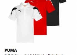 Sportspar.de: PUMA PowerCat 5.10 Kinder Polo-Shirt mit 87% Rabatt!