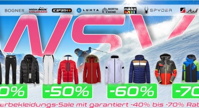 MEGA WSV bei SPORT 1A mit bis zu 70% Rabatt!
