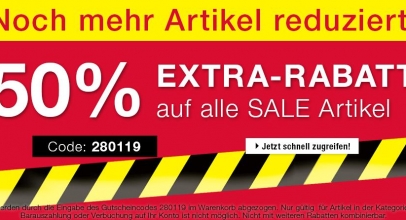 Ulla Popken: 50% Extra-Rabatt auf alle SALE Artikel!