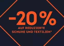 SportScheck: 20% Rabatt auf reduzierte Schuhe und Textilien
