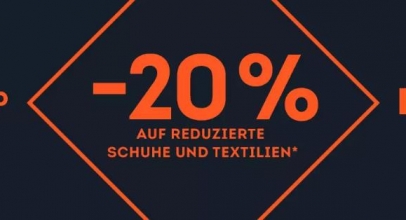 SportScheck: 20% Rabatt auf reduzierte Schuhe und Textilien