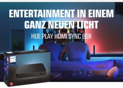 PHILIPS Hue Play HDMI Sync Box in Schwarz + 2m Lightstrip Plus für 249€