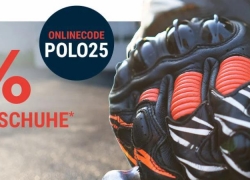 POLO Motorrad – 25% Rabatt auf Handschuhe!