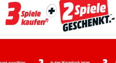 MediaMarkt: 3 Spiele kaufen + 2 Spiele Geschenkt (alle Konsolen + PC) – z.B. Far Cry 5