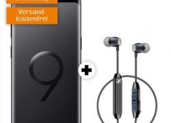 O² Free S (1GB LTE + Allnet-Flat) + Samsung Galaxy S9 Dual-SIM & Sennheiser CX6 (Kopfhörer) für 19,99€/Monat