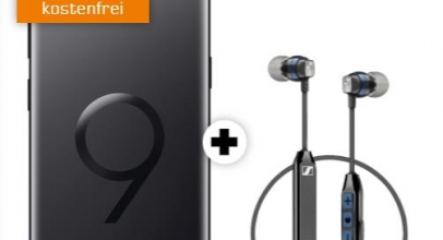 O² Free S (1GB LTE + Allnet-Flat) + Samsung Galaxy S9 Dual-SIM & Sennheiser CX6 (Kopfhörer) für 19,99€/Monat