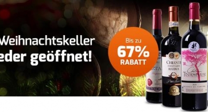 Weinvorteil: bis zu 67% Rabatt auf Weihnachtsweine!