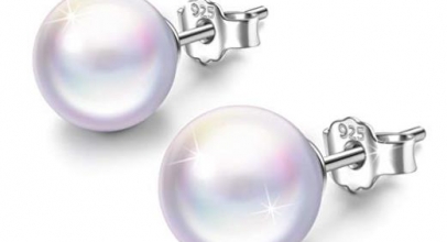 Susan Y „Nur Sie“ – 925 Sterling Silber Damen Ohrstecker mit Swarovski Perlen für 7,99€