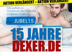 Dexer: 15 Jahre Jubiläum – 15% Rabatt!