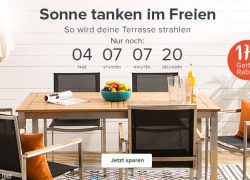 Home24: 17% Rabatt auf Gartenmöbel! + 12% Rabatt auf alle Sofas