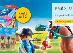 Ausgewählte PLAYMOBIL-Artikel: Kauf drei, zahl zwei!