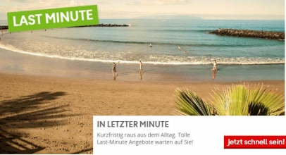 Last Minute Deals bei Bucher-Reisen.de!