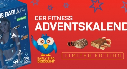 Riegel Adventskalender 2021 bei BODYLAB24 für 49,90€ inkl. Versand!