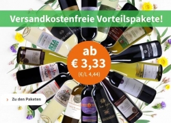 Weinvorteil: Günstige Vorteilspakete + versandkostenfrei!