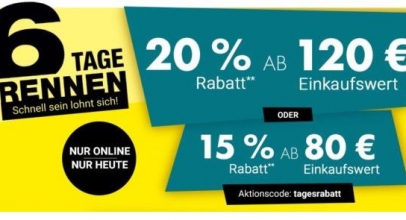 „6 Tage Rennen“ bei Galeria Kaufhof – Bis zu 20% Extra-Rabatt auf alles