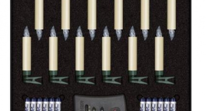 Weihnachtsbaum LED-Kerzen (75422) 12er-Set Elfenbein ab 33€