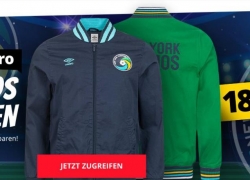 SportSpar: Umbro New York Cosmos Herren Jacke mit bis zu 79% Rabatt!