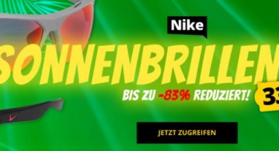 NIKE SONNENBRILLEN-SALE bei sportspar.de – bis zu 83% reduziert!