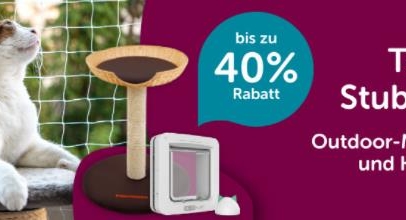 ZooRoyal: bis zu 40% beim Kauf von Outdoormöbeln, Katzennetzen und Katzenklappen!
