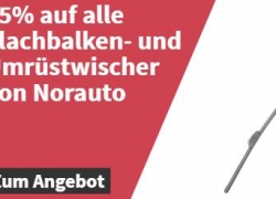 ATU: 25% Rabatt auf alle Flachbalken- und Umrüstwischer von Norauto!