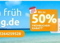 Weg.de: Bis zu 50% Frühbucher-Rabatt + 150,-€ Geld-zurück-Gutschein!