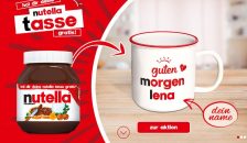 Nutella Tasse Gratis beim Kauf von Nutella