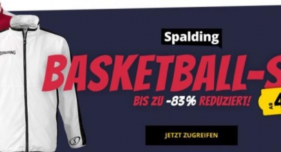 SPALDING Basketball-Sale bei SportSpar.de – bis zu 83% Rabatt!