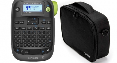 Epson LabelWorks LW-K400 Etikettendrucker + Tasche (Thermotransfer, 6mm/ Sekunde, Rolle 1,8 cm, 180 dpi) für 34,90€
