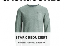 Jeans Direct: 30% Rabatt auf Jack & Jones Hoodies!