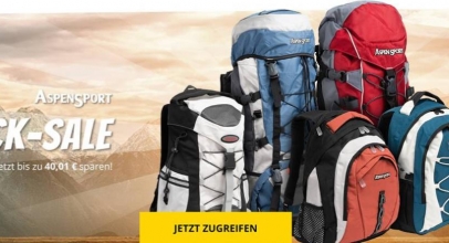 SportSpar: Rucksack-Sale bis zu 82% Rabatt!