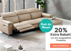 20% Extra-Rabatt exklusiv auf die Deals des Monats bei cnouch.de!
