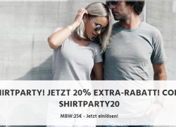 Jeans Direct: Shirtparty mit 20% Extra-Rabatt!