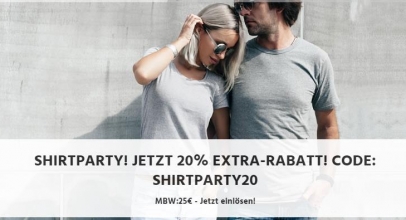 Jeans Direct: Shirtparty mit 20% Extra-Rabatt!