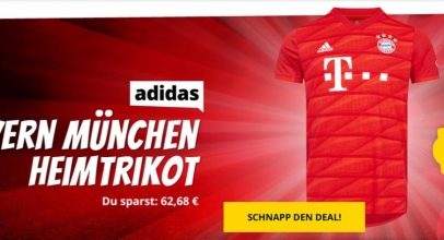 SparDeal bei SportSpar.de – FC Bayern München adidas Herren Heim Trikot mit 70% Rabatt!
