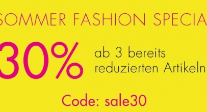Galeria: Sommer Fashion Special mit 30% Rabatt!