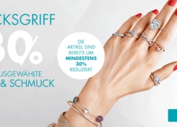 Galeria: 30% Rabatt auf ausgewählte Uhren und Schmuck!