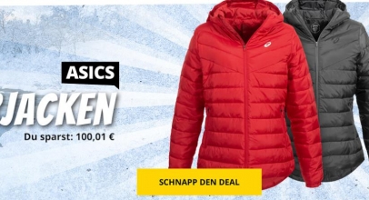 SportSpar.de – ASICS Hooded Damen Winterjacke mit 67% Rabatt!