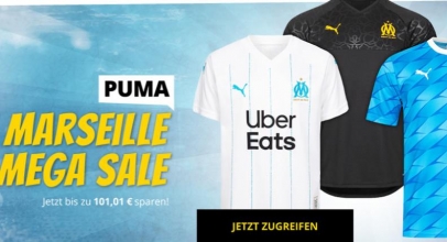 Olympique Marseille Puma Mega-Sale bei SportSpar – Mega Preise – Mega reduziert!