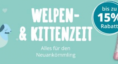 ZooRoyal: Bis zu 15% Rabatt auf Produkte für Welpen und Kitten!