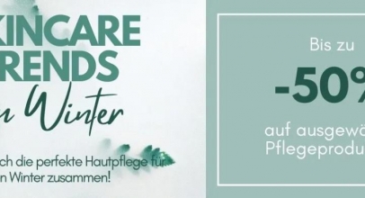 Winter Skin Care bei Parfümerie Pieper – bis zu 50% Rabatt auf ausgewählte Pflegeprodukte!