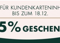 Galeria: 25% Rabatt für Kundenkarten-Inhaber!