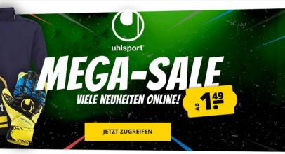 Uhlsport Mega Sale bei Sportspar : Artikel ab 1,49€!