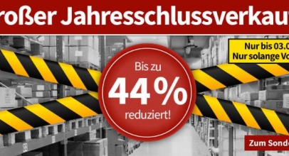 Großer Jahresschlussverkauf bei Voelkner.de – bis zu 44% reduziert!