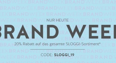 Brand Week: 20% Rabatt auf das gesamte SLOGGI-Sortiment!