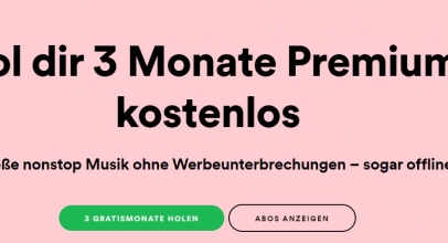 90 Tage Spotify kostenlos testen – per Klick kündbar!