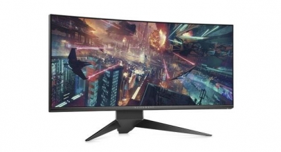 Dell Alienware AW3418HW Curved-LED-Monitor (34″) 86,7 cm (WFHD, 2560×1080, 21:9, IPS, 4ms, HDMI, DisplayPort) für 489,90€