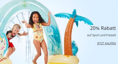 DisneyStore: 20% Rabatt auf Sport & Freizeit!