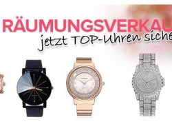 Silvity: Uhren Räumungsverkauf – bis 80% Rabatt!